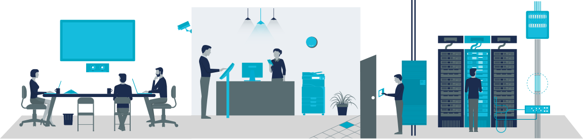 IT Infrastructure Illustration